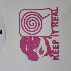Large keep it real tshirt